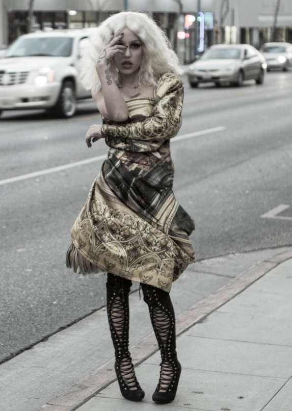 Brooke Candy on the street